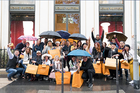 DMC Destination, Shopping in Paris, France