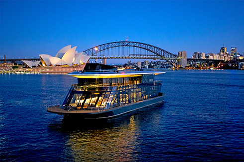 Starship Sydney is Sydney Harbour's largest cruising glass vessel