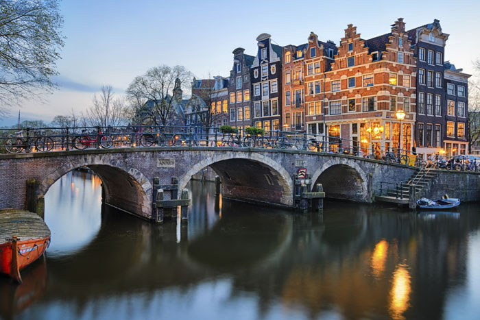 The Netherlands Canals in Amsterdam