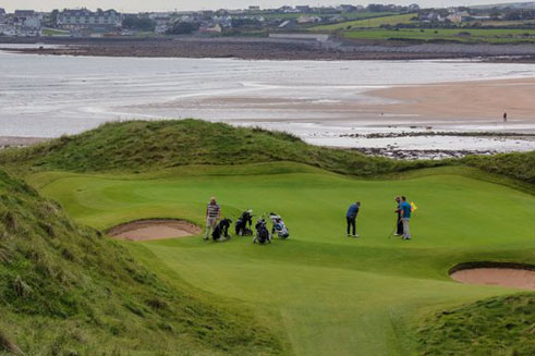 Golfing in Ireland on business