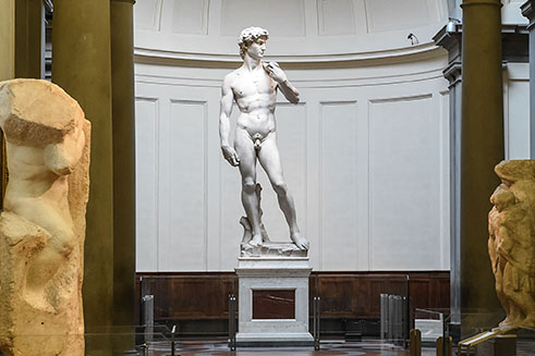 David (Michelangelo) sculpture, Florence, Italy
