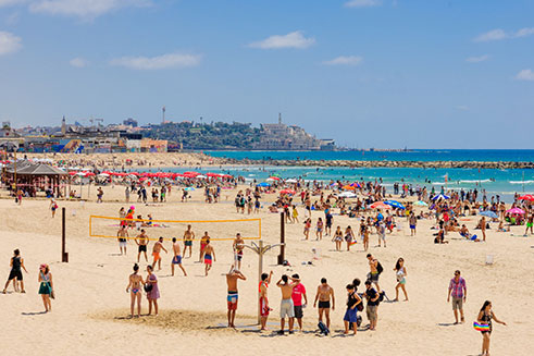 Beach in Tel Aviv DMC