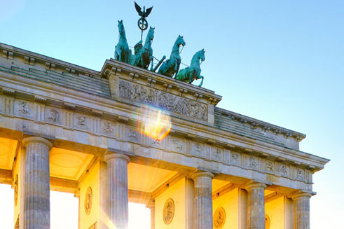 Brandenburg Gate in Berlin, Germany